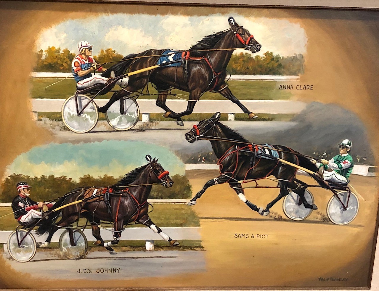 Trotter Race by Philip Berkeley. 20th C