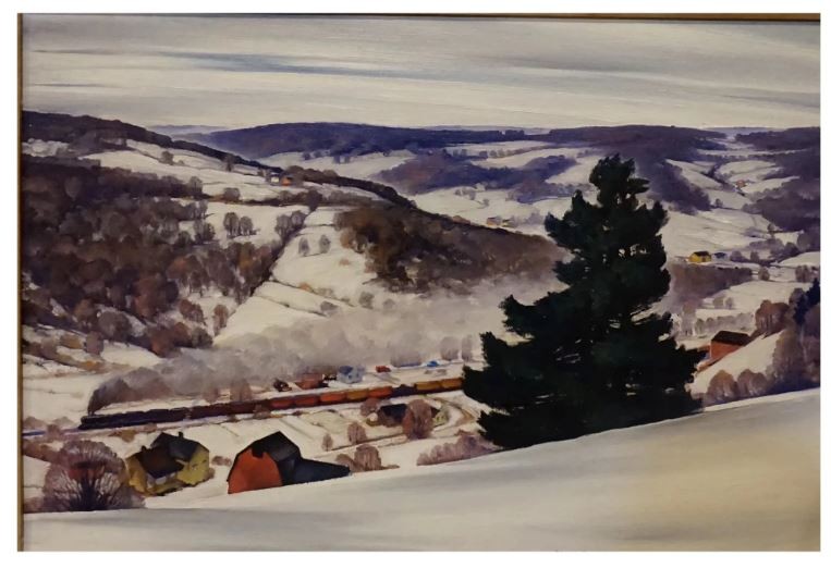 Winter Landscape by Kenneth Washburn