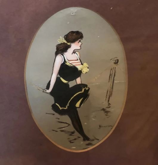 G.T. Hamilton, Swimwear Illustration