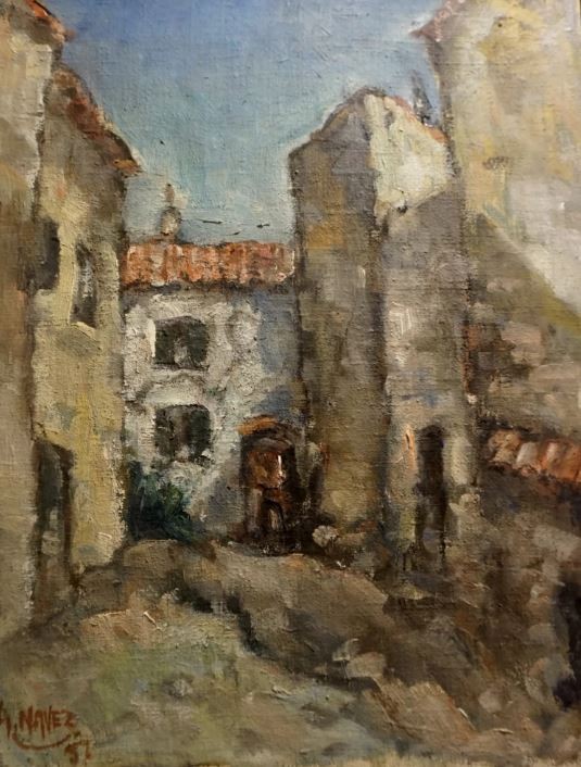 Street Scene by Georges Navez